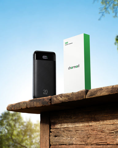 Charmast 20000mAh Power Bank with Built-in Cables | USB C Battery Pack Charmast 20000mAh Power Bank with Built-in Cables | USB C Battery Pack
