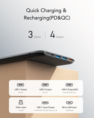 Charmast 26800mAh Power Bank | Ultra Slim | Multiple Ports | 18W Charmast 26800mAh Power Bank | Ultra Slim | Multiple Ports | 18W