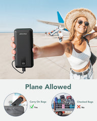 Charmast Built-in AC Plug & Cables 10000mAh Power Bank Charmast Built-in AC Plug & Cables 10000mAh Power Bank
