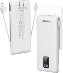 Charmast Built-in AC Plug & Cables 10000mAh Power Bank