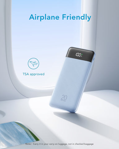 Charmast 20000mAh Power Bank with Built-in Cables | USB C Battery Pack