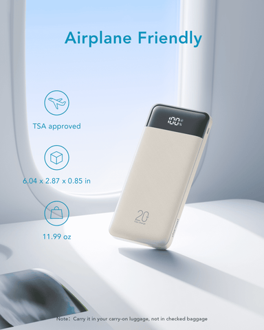 Charmast 20000mAh Power Bank with Built-in Cables | USB C Battery Pack