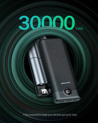 Charmast 30000mAh 20W Fast Charging Power Bank with LED Display