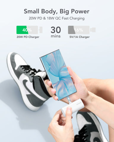 Charmast Type-C Connector | 20W PD | 5000mAh Mini Power Bank
